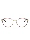 Ray Ban Round-frame Sunglasses In Gold