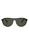 Ray Ban Round-frame Sunglasses In Black