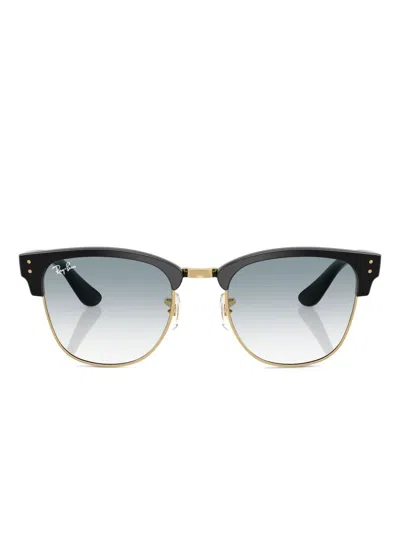 Ray Ban Round-frame Sunglasses In Burgundy