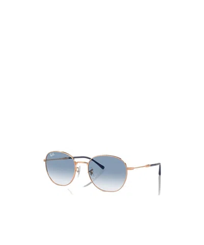 Ray Ban Ray-ban Round-frame Sunglasses In Blue