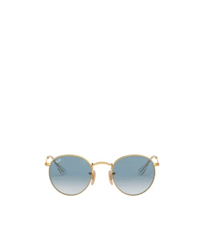 Ray Ban Ray-ban Round Frame Sunglasses In Blue