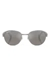 Ray Ban Round-frame Sunglasses In Gray