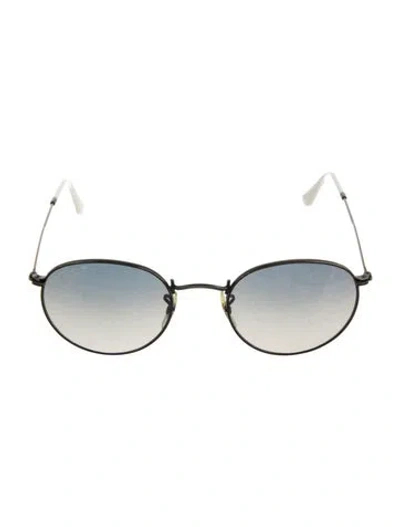 Pre-owned Ray Ban Round Gradient Sunglasses In Multi