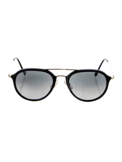 Pre-owned Ray Ban Round Gradient Sunglasses In Multi