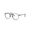 Ray Ban Round Ii Titanium Optics Eyeglasses Black Frame Clear Lenses Polarized 47-20 In Black