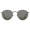 Ray Ban Round Metal Chromance Polarized Green Gradient Round Men's Sunglasses Rb3447 004/g4 50