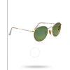 RAY BAN RAY BAN ROUND METAL GREEN CLASSIC G-15 UNISEX SUNGLASSES RB3447 001 50