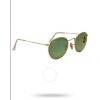 Ray Ban Round Metal Green Classic G-15 Unisex Sunglasses Rb3447 001 50 In Green