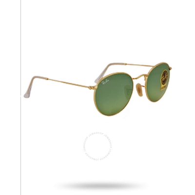 Ray Ban Round Metal Green Classic G-15 Unisex Sunglasses Rb3447 001 50