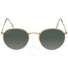 Ray Ban Round Metal Green Classic G-15 Unisex Sunglasses Rb3447n 001 50 In Green