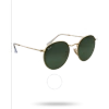RAY BAN RAY BAN ROUND METAL GREEN CLASSIC UNISEX SUNGLASSES RB3447 001 53
