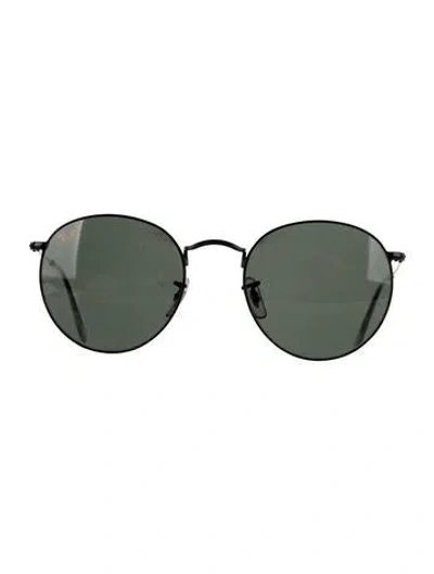 Pre-owned Ray Ban Round Metal Legend Gold Round Sunglasses