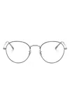 Ray Ban Round Metal Optics Ii Glasses In Black