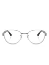 Ray Ban Round Metal Rb6543 Glasses In Black