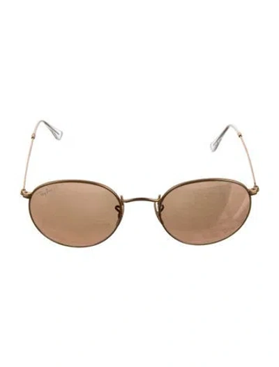 Pre-owned Ray Ban Round Metal Round Sunglasses