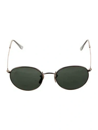 Pre-owned Ray Ban Round Metal Round Sunglasses In Gold
