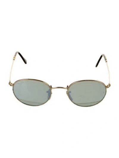 Pre-owned Ray Ban Round Mirrored Sunglasses