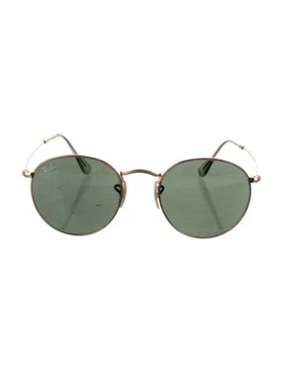 Pre-owned Ray Ban Round Mirrored Sunglasses