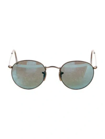 Pre-owned Ray Ban Round Mirrored Sunglasses