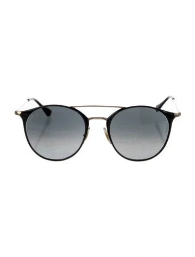 Pre-owned Ray Ban Round Mirrored Sunglasses In Multi