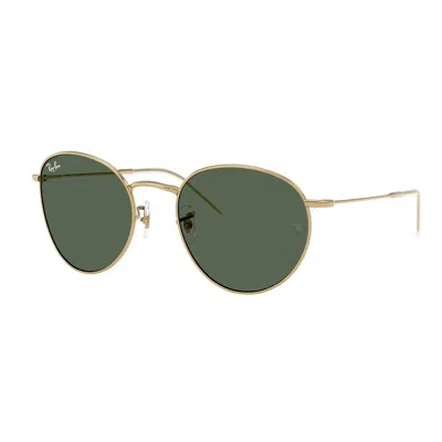 RAY BAN RAY BAN ROUND REVERSE DARK GREEN OVAL UNISEX SUNGLASSES RBR0103S 001/VR 53