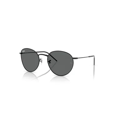 Ray Ban Round Reverse Sonnenbrillen Schwarz Fassung Grau Glas 53-21