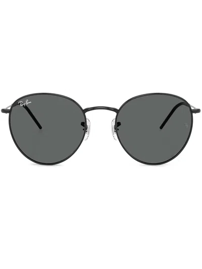 Ray Ban Round Reverse Sunglasses In Gray