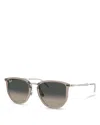 Ray Ban Ray-ban Round Sunglasses, 50mm In Transparent