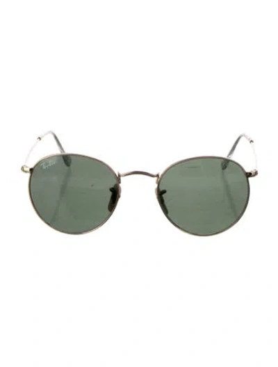Pre-owned Ray Ban Round Tinted Sunglasses