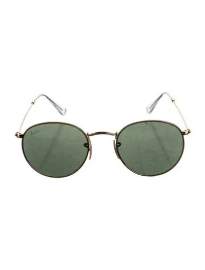 Pre-owned Ray Ban Round Tinted Sunglasses