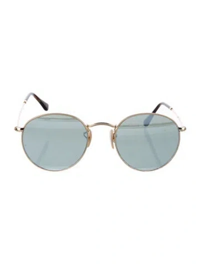 Pre-owned Ray Ban Round Tinted Sunglasses In Multi