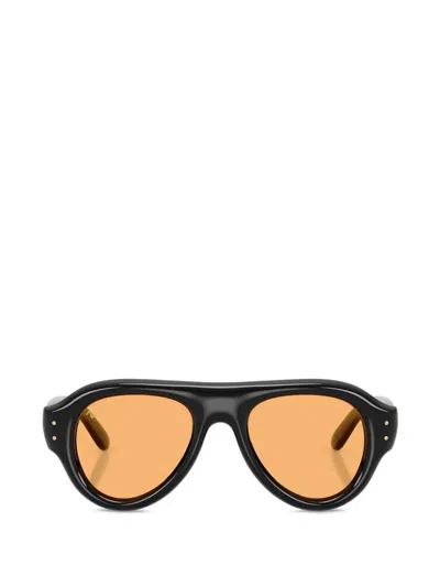 Ray Ban Round-frame Sunglasses In Black