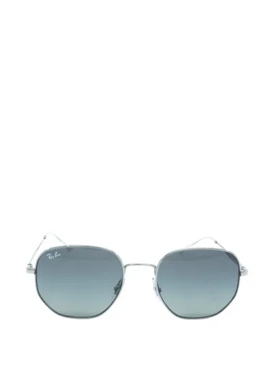 Ray Ban Round-frame Sunglasses In Silver