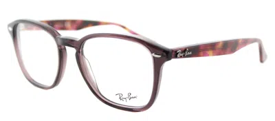 Ray Ban Rx 5352 5628 52mm Unisex Square Eyeglasses 52mm In Brown