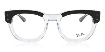 Ray Ban Rx0298v Mega Hawkeye 2034 Men's Glasses Clear Size 48 - Blue Light Block Available In Black