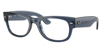 Ray Ban Rx0832vf Mega Wayfarer Ii Asian Fit 8223 Men's Glasses Blue Size 52 - Blue Light Block Available
