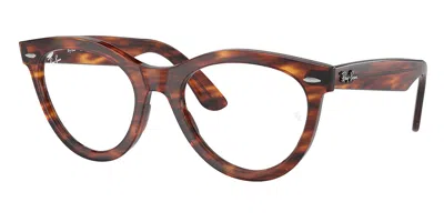Ray Ban Rx2241vf Wayfarer Way Asian Fit 2144 Men's Glasses Tortoiseshell Size 51 - Blue Light Block Availabl