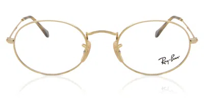 Ray Ban Rx3547v Men's Glasses, Gold, Size 48