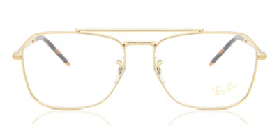 Ray Ban Rx3636v Men's Glasses, Gold, Size 55