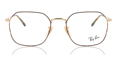 Ray Ban Rx3694v Jim Men's Glasses, Gold, Size 51