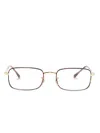 Ray Ban Rx3746v Glasses In Brown