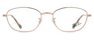 Ray Ban Rx3749v Women's Glasses, Brown, Size 53 In Gray