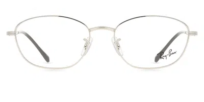 Ray Ban Rx3749v Women's Glasses, Silver, Size 55 In Gray
