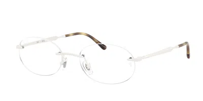 Ray Ban Rx3767v 3205 Occhiali Da Vista Bianchi Per Uomo (solo Montatura) In White
