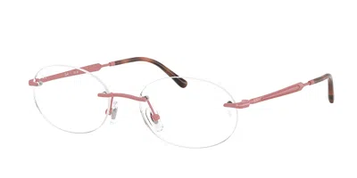 Ray Ban Rx3767v 3206 Occhiali Da Vista Rosa Per Uomo (solo Montatura) In Pink