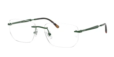 Ray Ban Rx3768v 3204 Occhiali Da Vista Verdi Per Uomo (solo Montatura) In Green