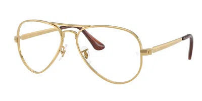 Ray Ban Rx3925v Aviator Max 2500 Occhiali Da Vista Oro Per Uomo (solo Montatura) In Gold