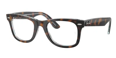 Ray Ban Rx4340v Wayfarer Ease 8401 Occhiali Da Vista Tartarugatishell Per Uomo (solo Montatura)