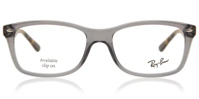 Ray Ban Rx5228 Highstreet Men's Glasses, Clear, Size 53 In Gray