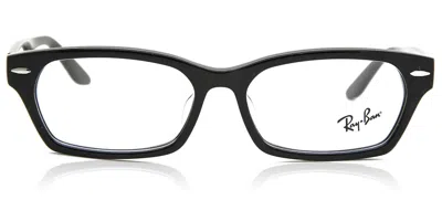 Ray Ban Rx5344d Icons Asian Fit Men's Glasses, Black, Size 55